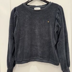Terry Puff Sleeve Sweatshirt